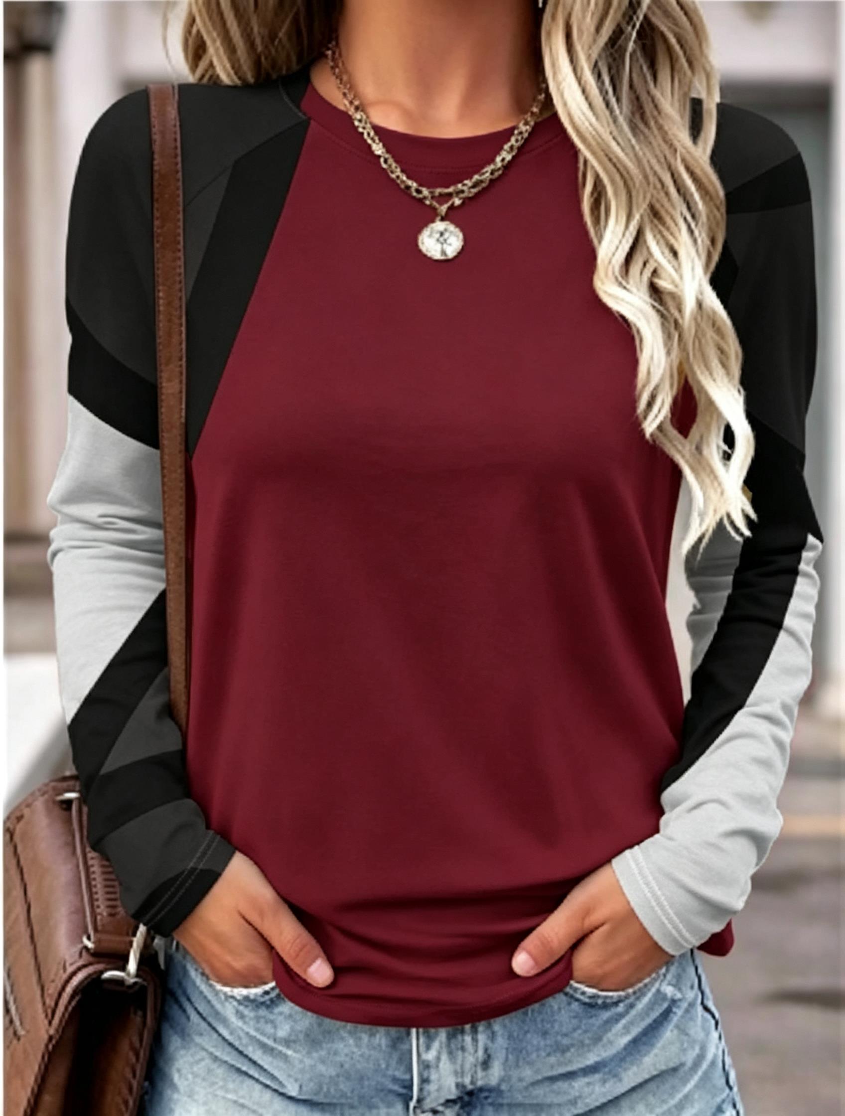 2026 Women Long Sleeve T Shirt - Blouses recension och pris