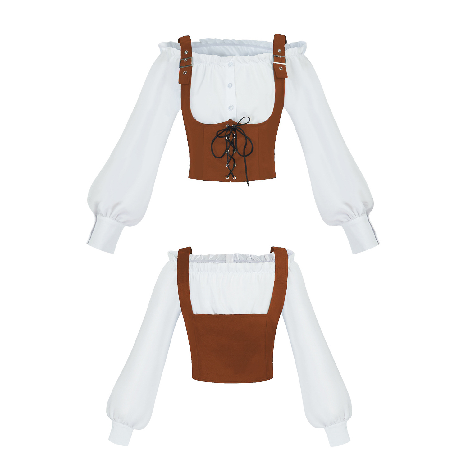 Renaissance 2 Piece Costume Se - Blouses recension och pris