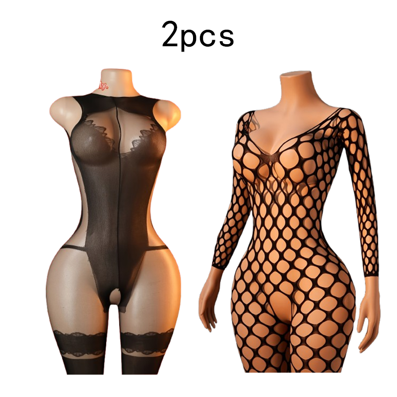 2-Pack – Women's Sexy Fishnet  - Lingerie recension och pris