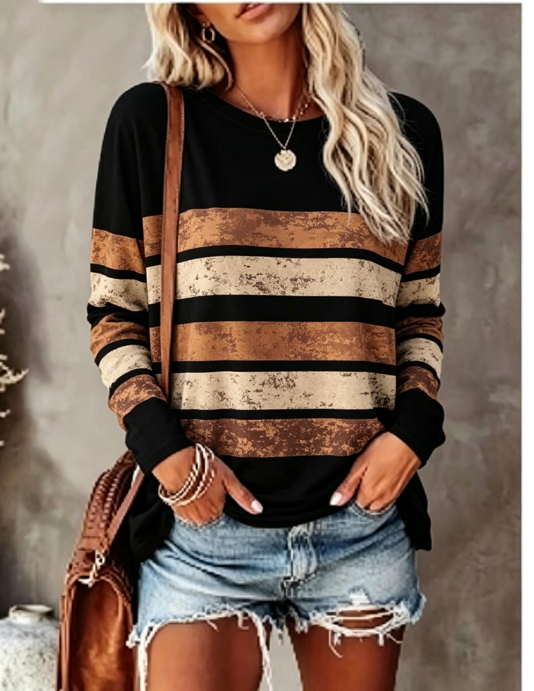 Women Long Sleeve T‑Shirt Vint - Blouses recension och pris