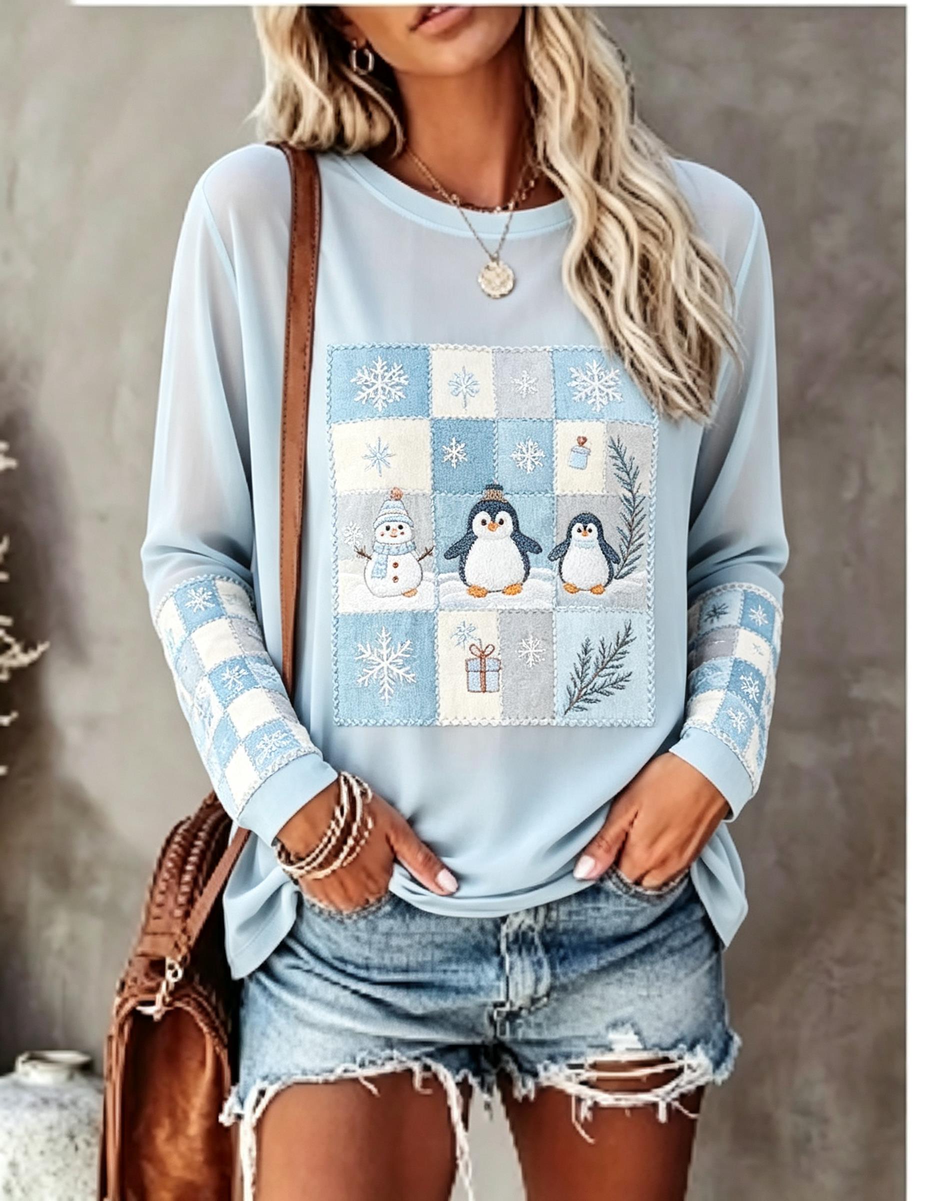 Women Long Sleeve T Shirt Fox  - Blouses recension och pris