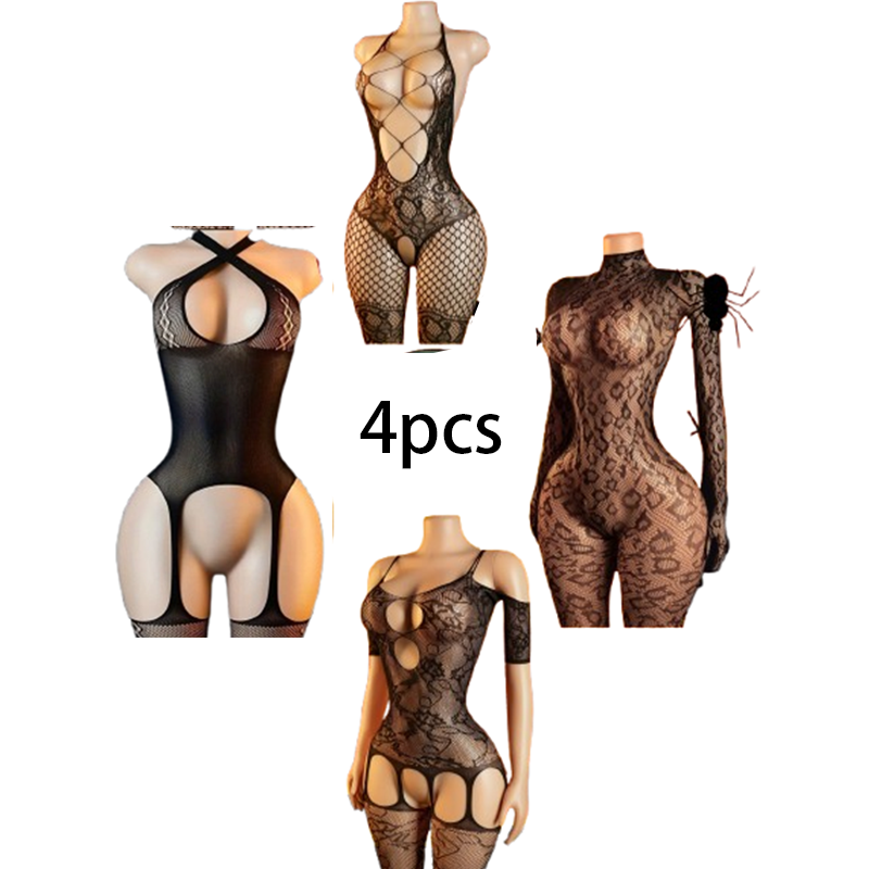 4-Piece Sexy Lingerie Set: Wom - Lingerie recension och pris
