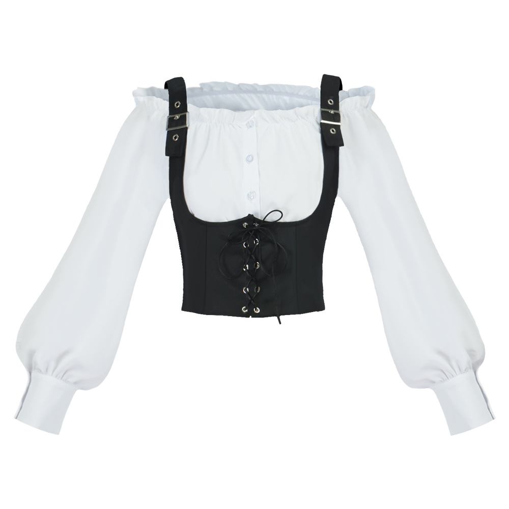 Retro Western Style Women Blou - Tops recension och pris