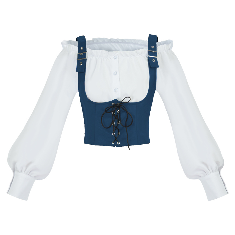 Retro Western Style Women Blou - Tops recension och pris
